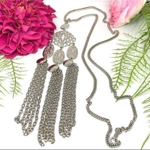 VINTAGE⚜️UNIQUE Ornate Tassel Pendant Necklace
